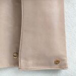 Miu Miu Matelasse Clutch Nude Nappa Leather With Gold Hardware #GUCLU-3 - Image 13