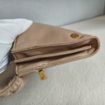 Miu Miu Matelasse Clutch Nude Nappa Leather With Gold Hardware #GUCLU-3 - Image 7