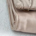 Miu Miu Matelasse Clutch Nude Nappa Leather With Gold Hardware #GUCLU-3 - Image 17