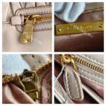 Miu Miu Matelasse Clutch Nude Nappa Leather With Gold Hardware #GUCLU-3 - Image 19