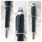 Mont Blanc Around The World in 80days Ballpoint 164 Meisterstuck Doue +Sartorial Notepad Holder with Zip Around Black+PenPouch #GUCEY-1 - Image 5