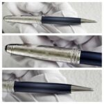 Mont Blanc Around The World in 80days Ballpoint 164 Meisterstuck Doue +Sartorial Notepad Holder with Zip Around Black+PenPouch #GUCEY-1 - Image 7