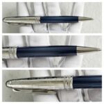 Mont Blanc Around The World in 80days Ballpoint 164 Meisterstuck Doue +Sartorial Notepad Holder with Zip Around Black+PenPouch #GUCEY-1 - Image 8